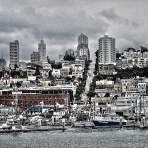 Trolley On Russian Hill